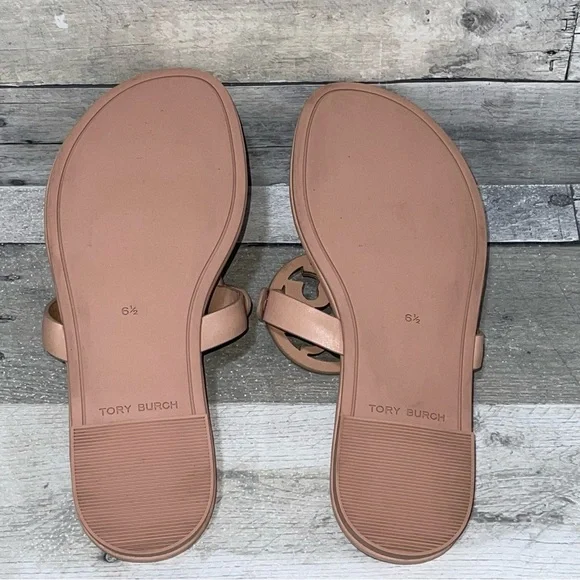 TORY BURCH Miller Soft Sandal - Light Makeup - SZ - 6.5 .US - Picture 9 of 9